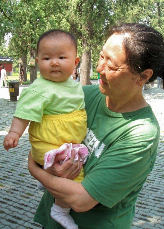 Grandmother and Baby